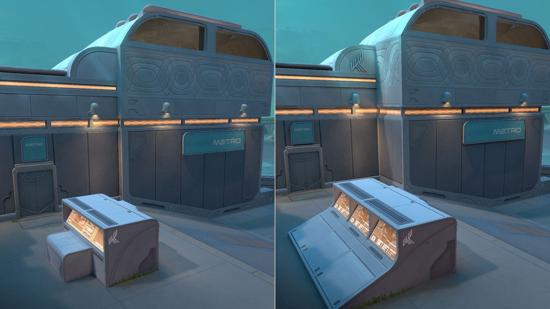 B-Upper Ramps changes in Pearl (Image via Riot)
