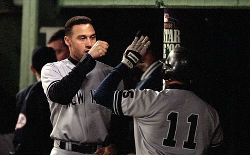 18 Oct 1999: Derek Jeter (2) of the New York Yankees.