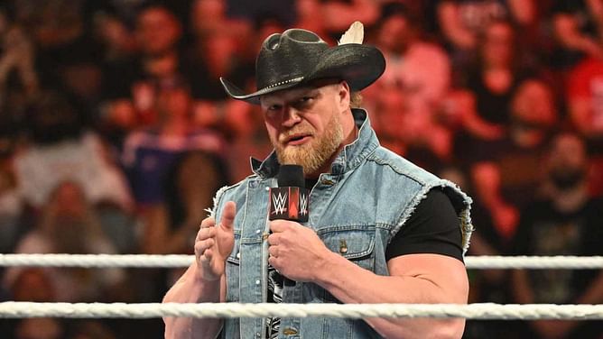 Brock Lesnar called out for a match by 51-year-old veteran who last competed in WWE over six years ago