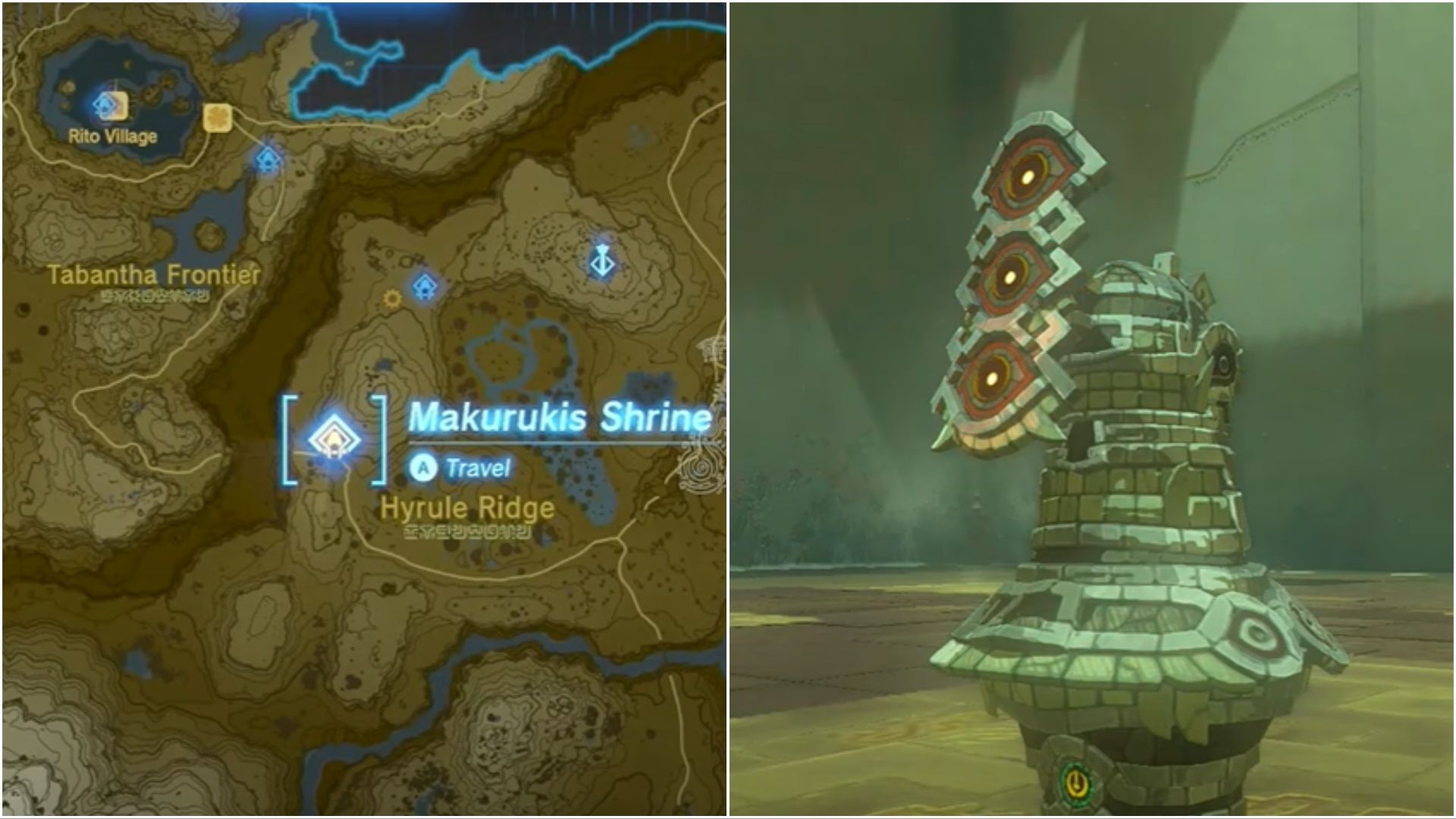 Inside the Shrine you will encounter a Construct Soldier (Image via The Legend of Zelda Tears of the Kingdom)