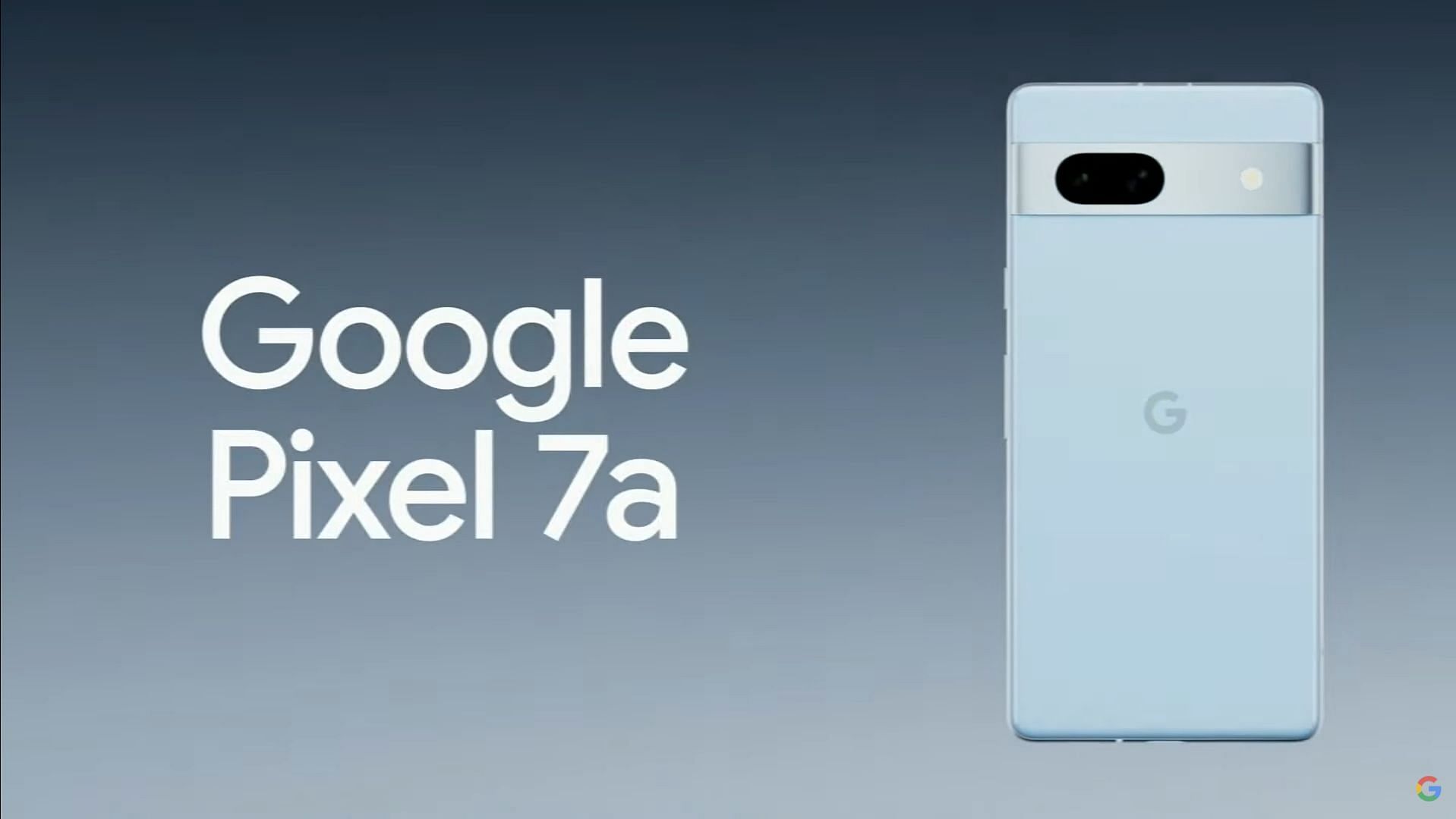 The new Google Pixel 7a smartphone (Image via Google)