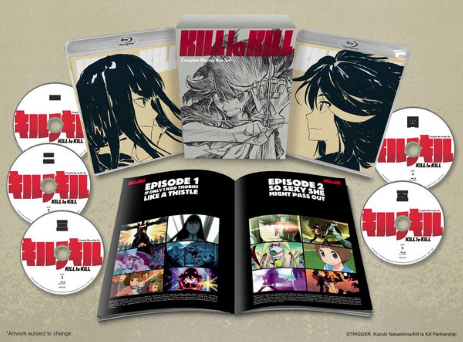 Kill la Kill&#039;s Blu-ray box set (Image via Studio Trigger)