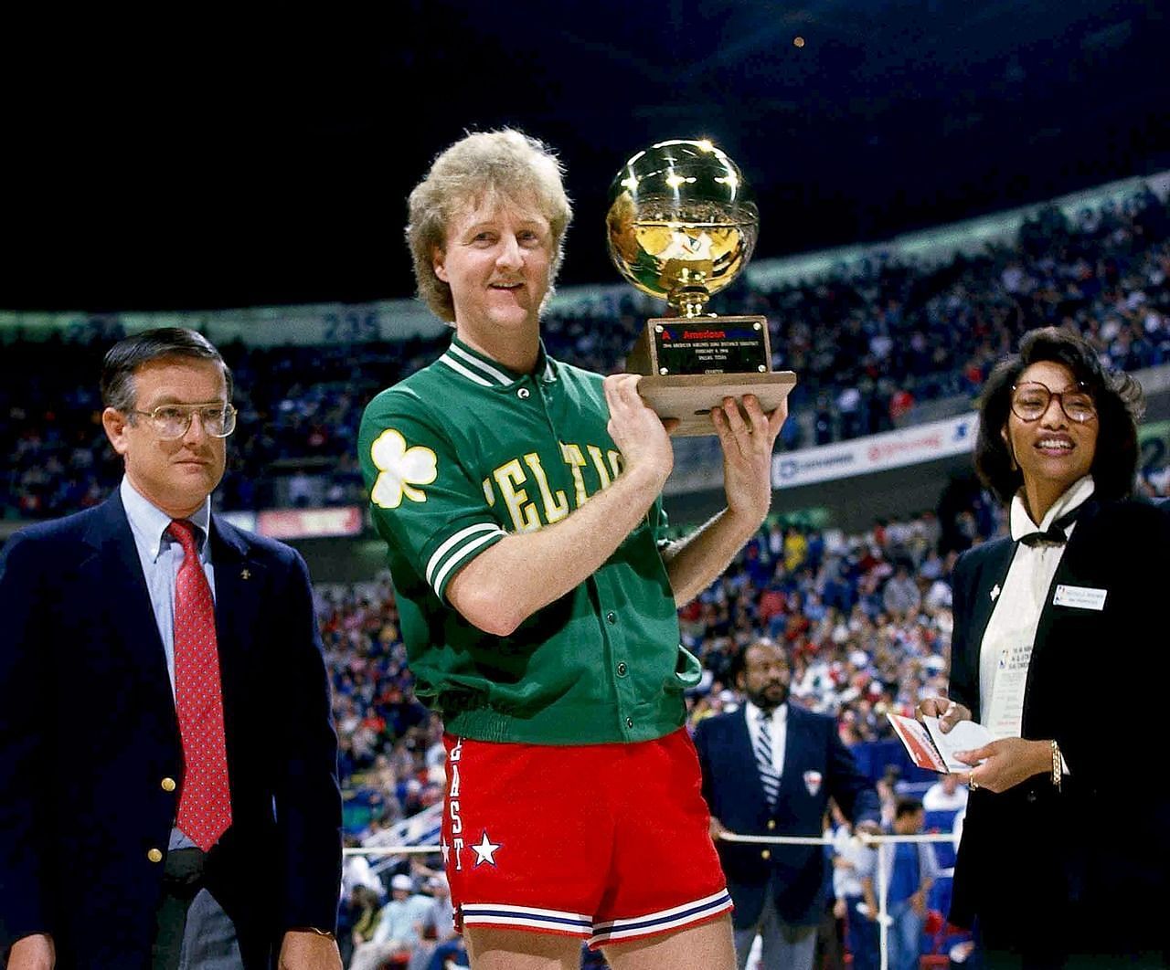 Larry Bird hits the game winner in the 1984 NBA Finals
