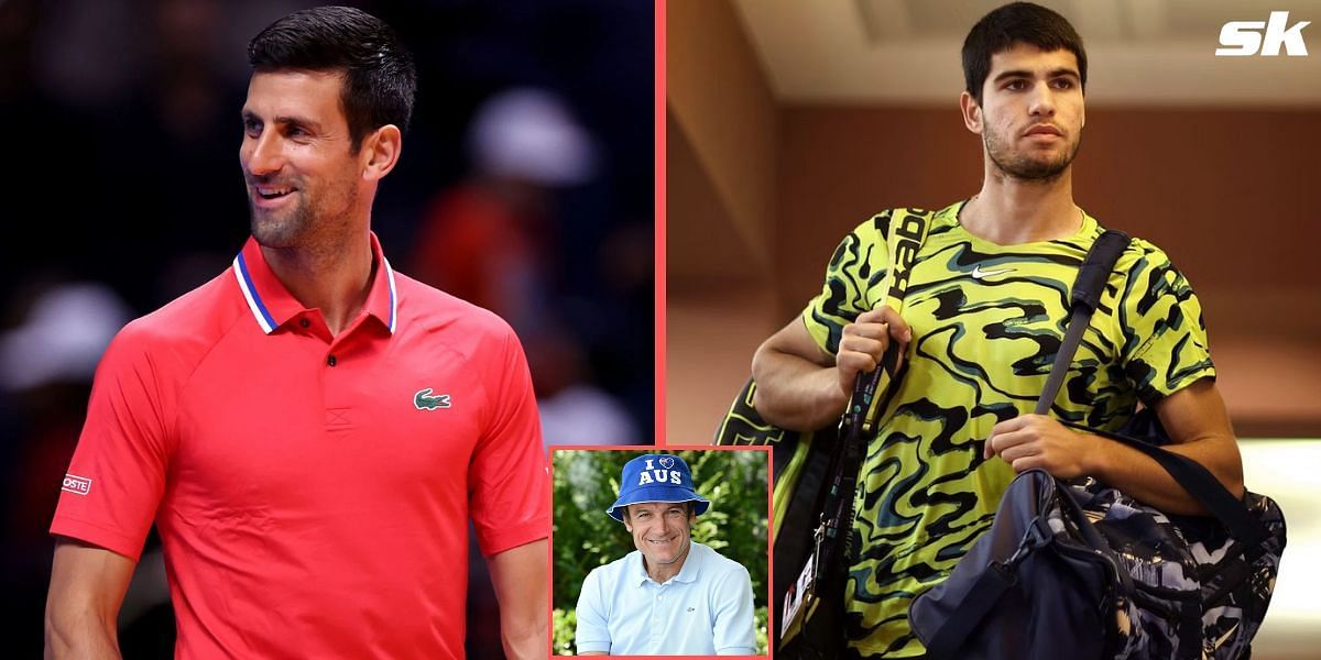 Novak Djokovic Carlos Alcaraz Mats Wilander French Open