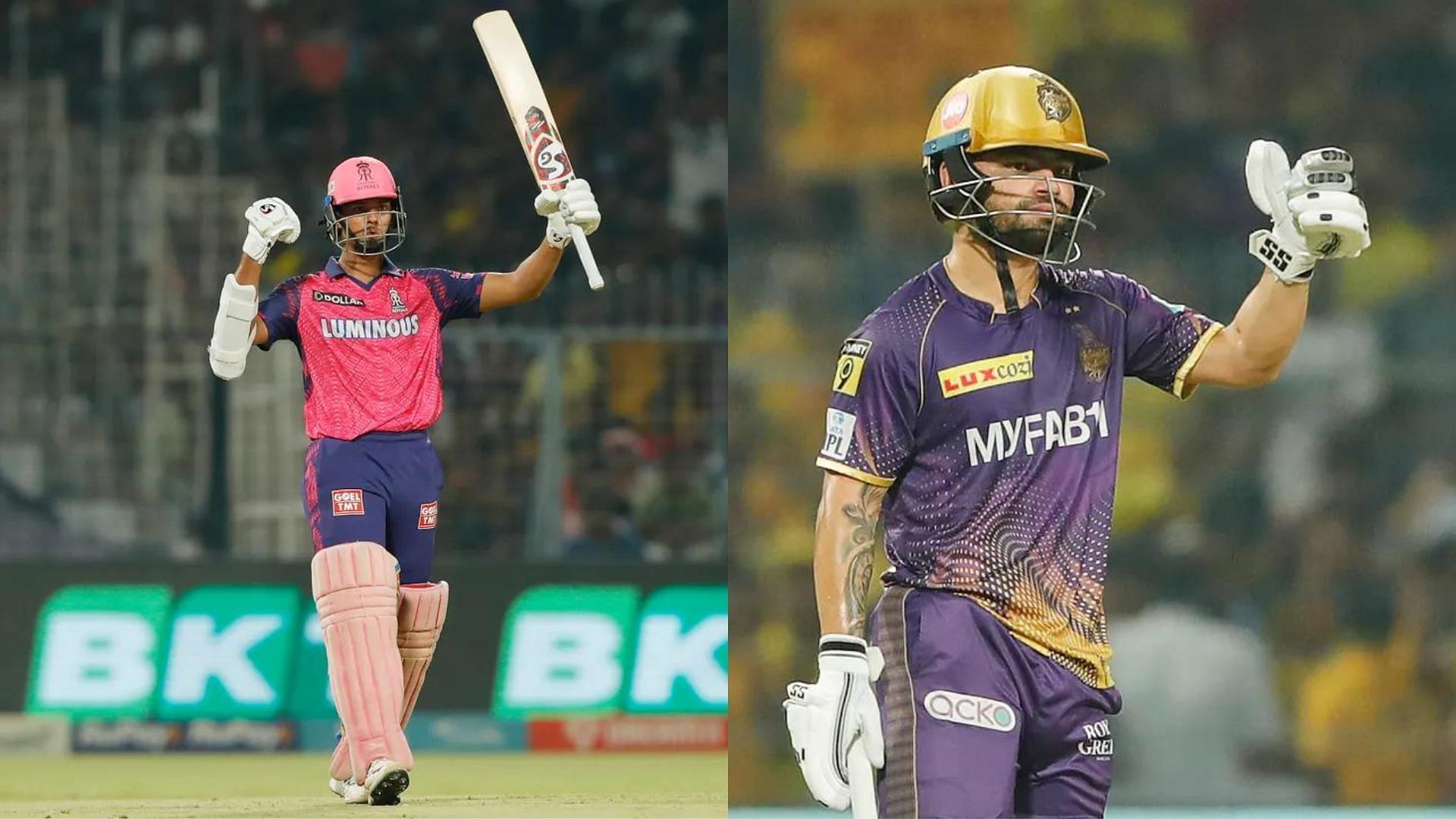 Yashasvi Jaiswal (L) &amp; Rinku Singh (P.C.:iplt20.com)