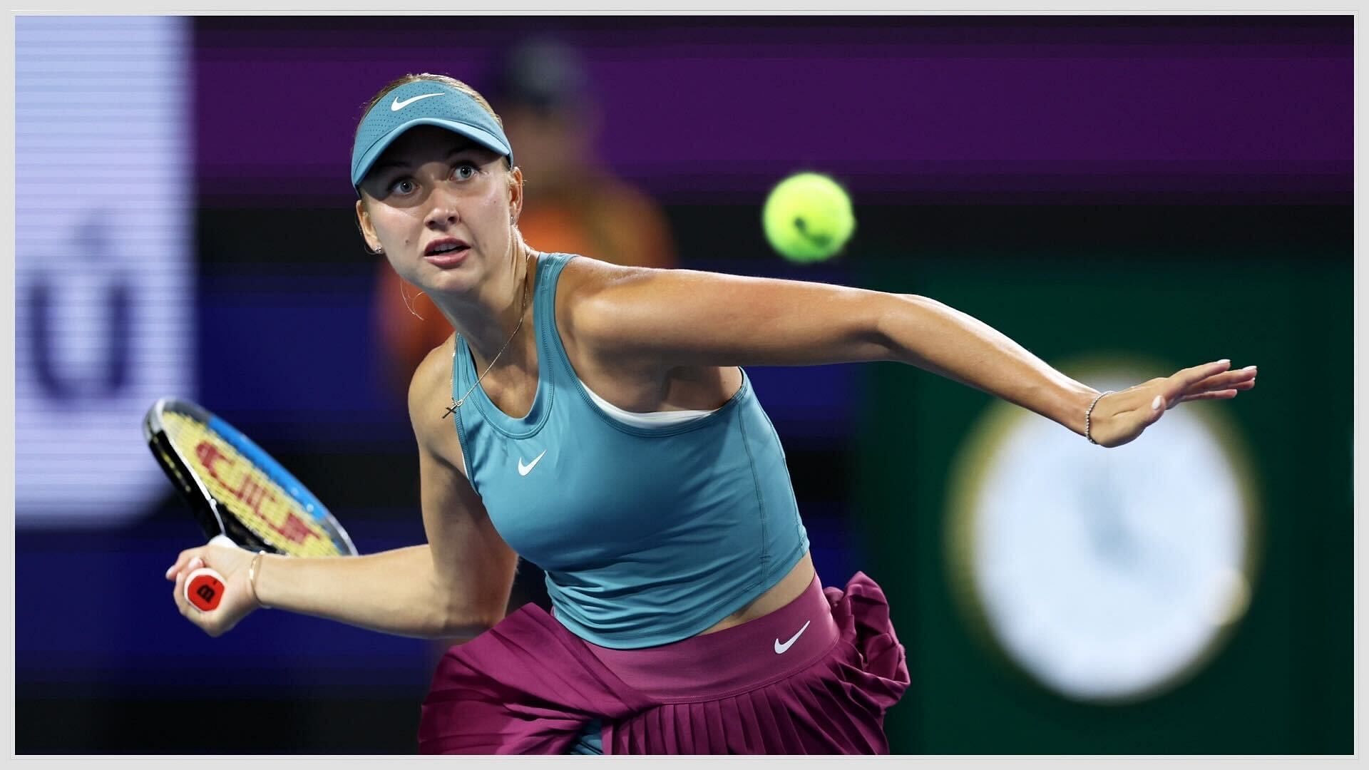 Anastasia Potapova takes on Veronika Kudermetova in the third round of the Italian Open