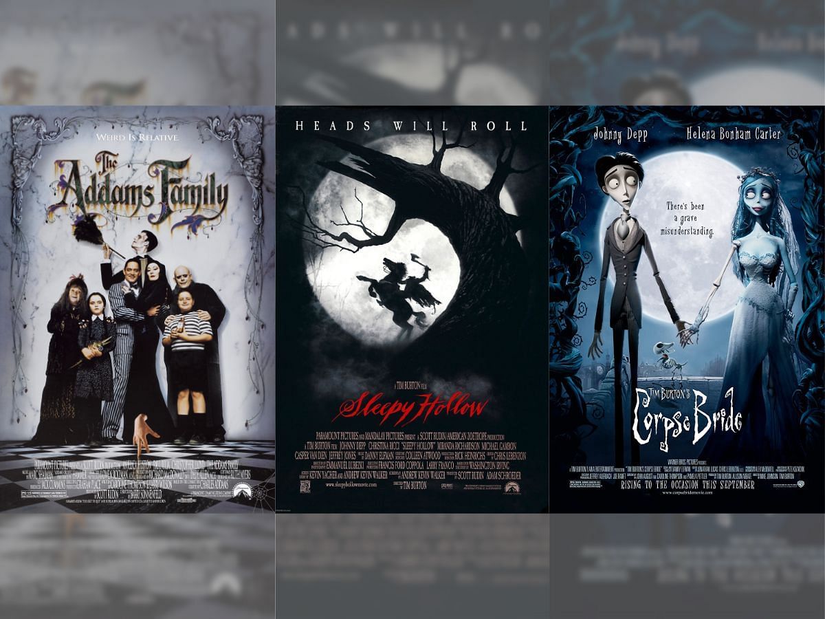  Addams Family, Sleepy Hollow, and Corpse Bride (Image Via. IMDb)