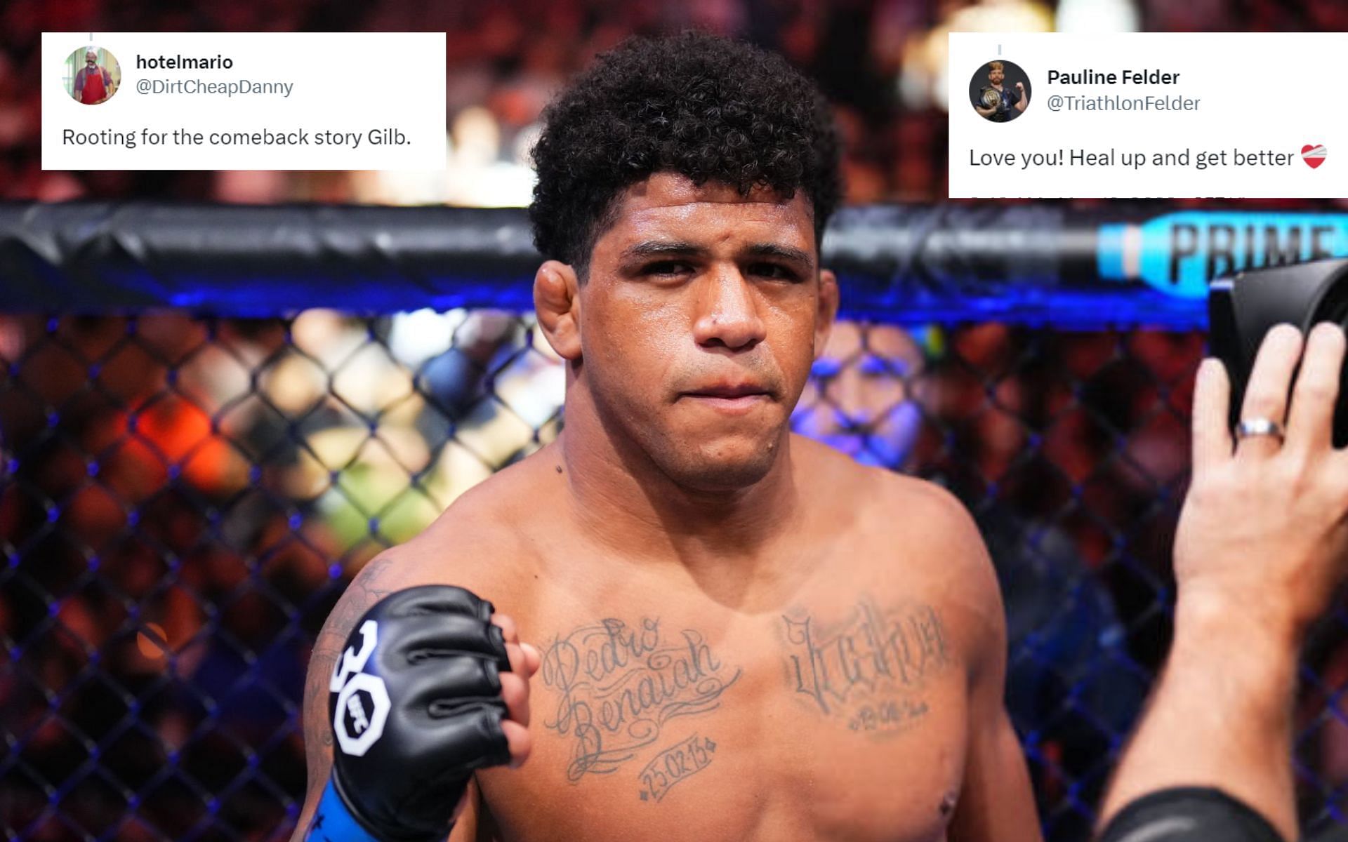 Gilbert Burns wins over MMA Twitter with positive attitude to injury setbacks
