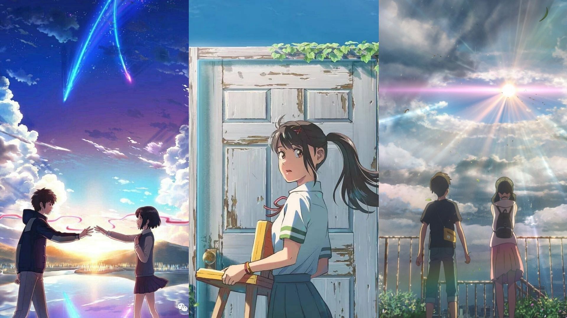 Shinkai verso? Your Name, Weathering With You, Suzume e outros