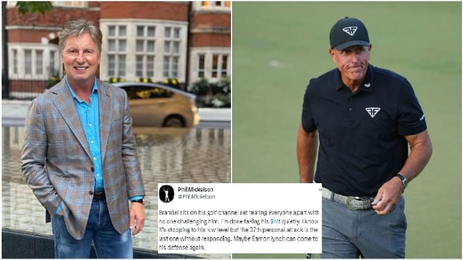 “I’m done taking his sh*t quietly” - Phil Mickelson not holding back against Brandel Chamblee’s verbal attacks at him and LIV Golf