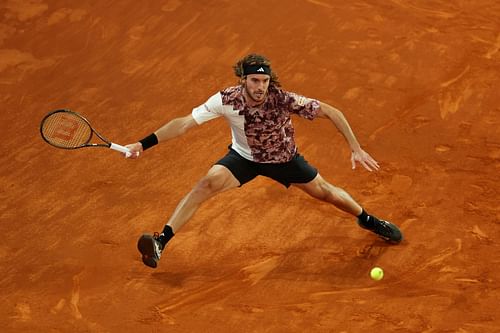 Tsitsipas at the 2023 Madrid Open.