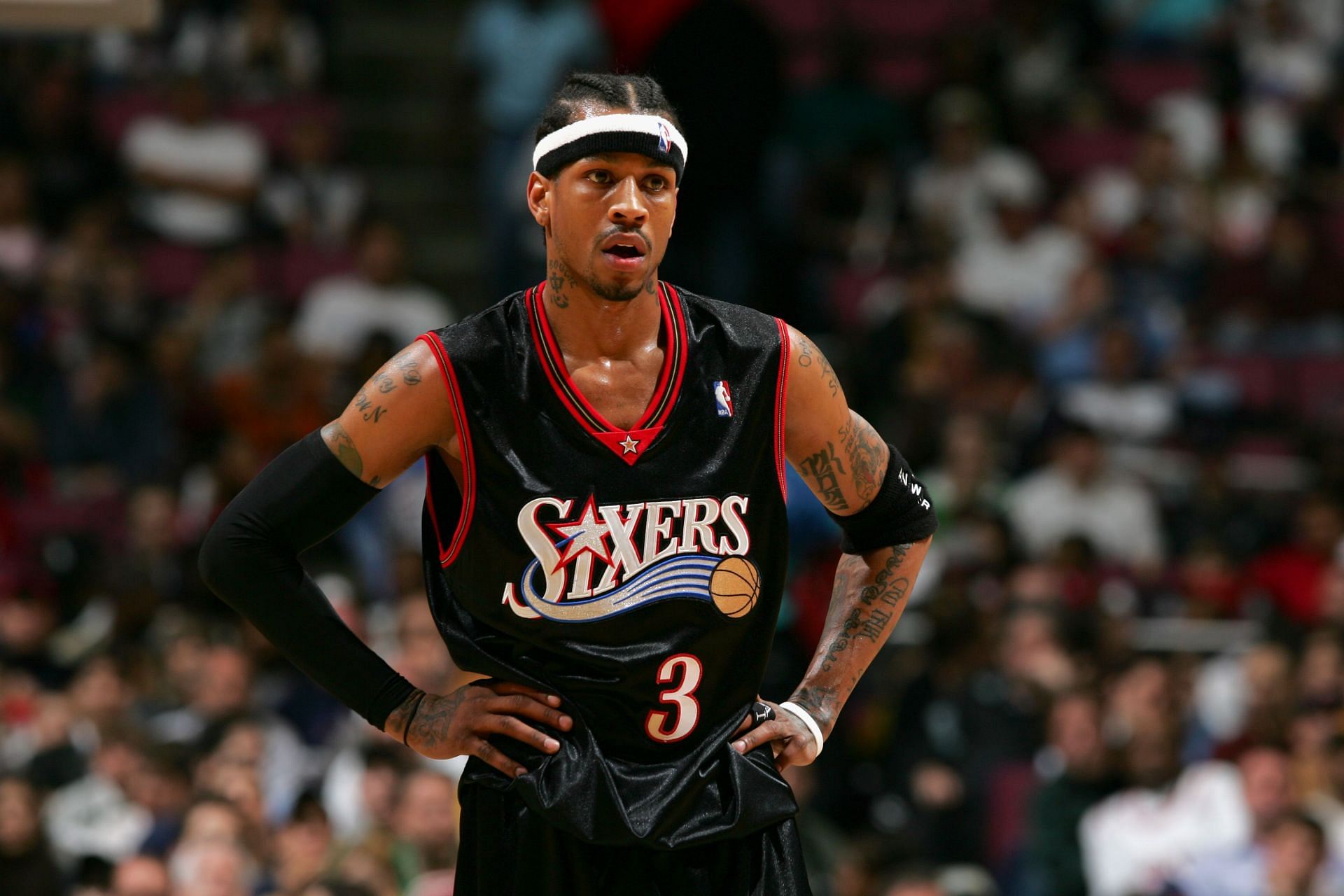 Allen Iverson of the Philadelphia 76ers