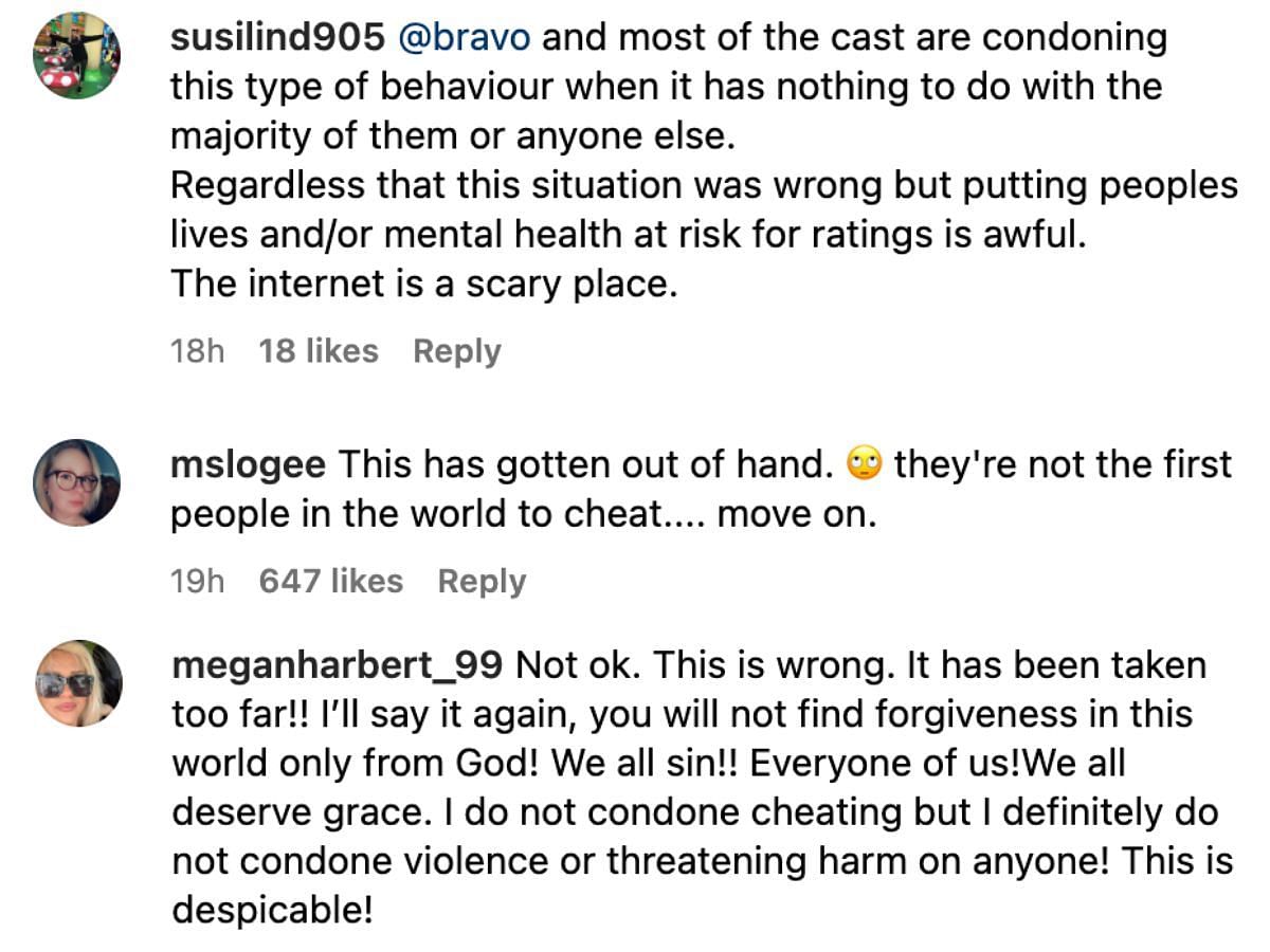 Netizens react to Raquel Leviss&#039; death threat news (Image via Instagram)