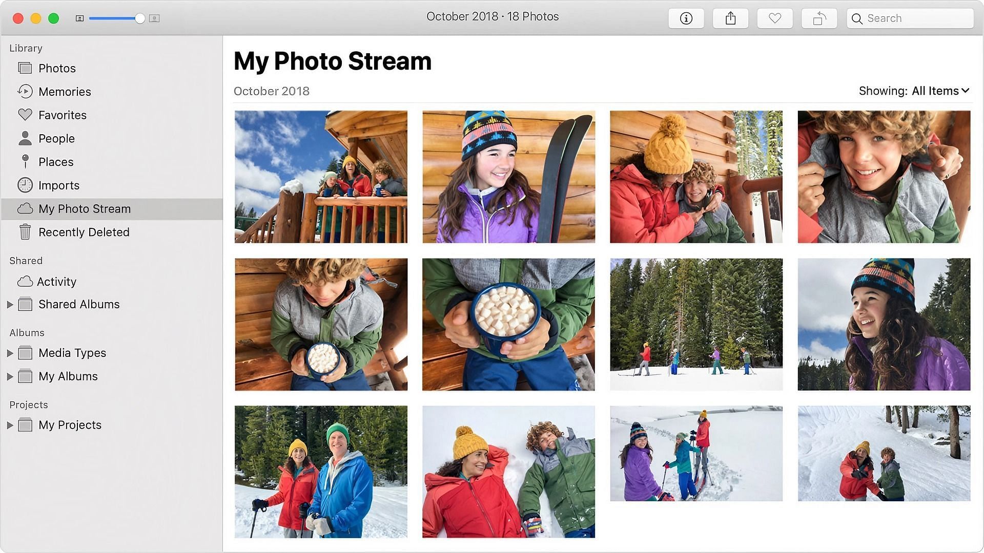 Apple free My Photo Stream service (Image via Apple)