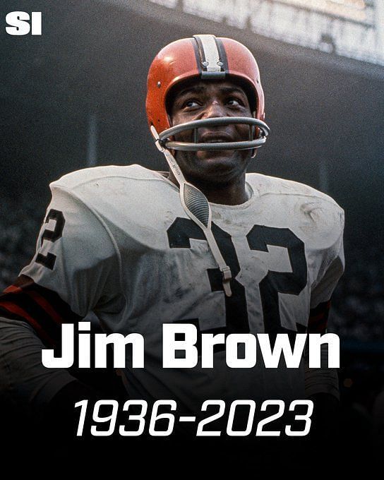 NFL Legend Jim Brown In Memory Of 1936 2023 Heroes And Legends