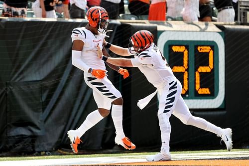 Joe Burrow and Ja'Marr Chase Minnesota Vikings v Cincinnati Bengals