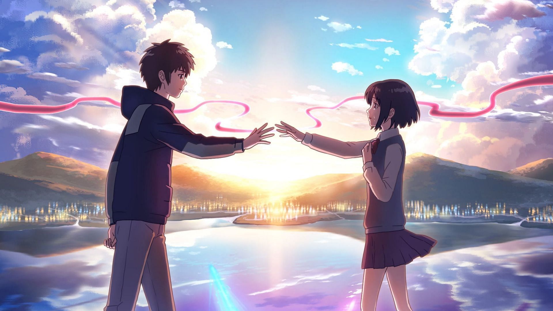 Taki and Mitsuha (Image Via CoMix Wave Films)