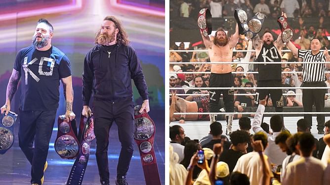 Tag Team Titles to finally be split across RAW & SmackDown - 4 directions for Sami Zayn & Kevin Owens following WWE Night of Champions