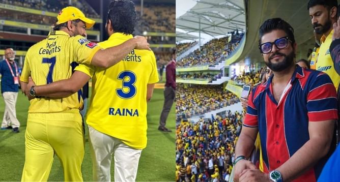 IPL 2023 : कन्धे से कन्धा मिलाकर साथ चले एमएस धोनी और सुरेश रैना, CSK ने शेयर की तस्वीर