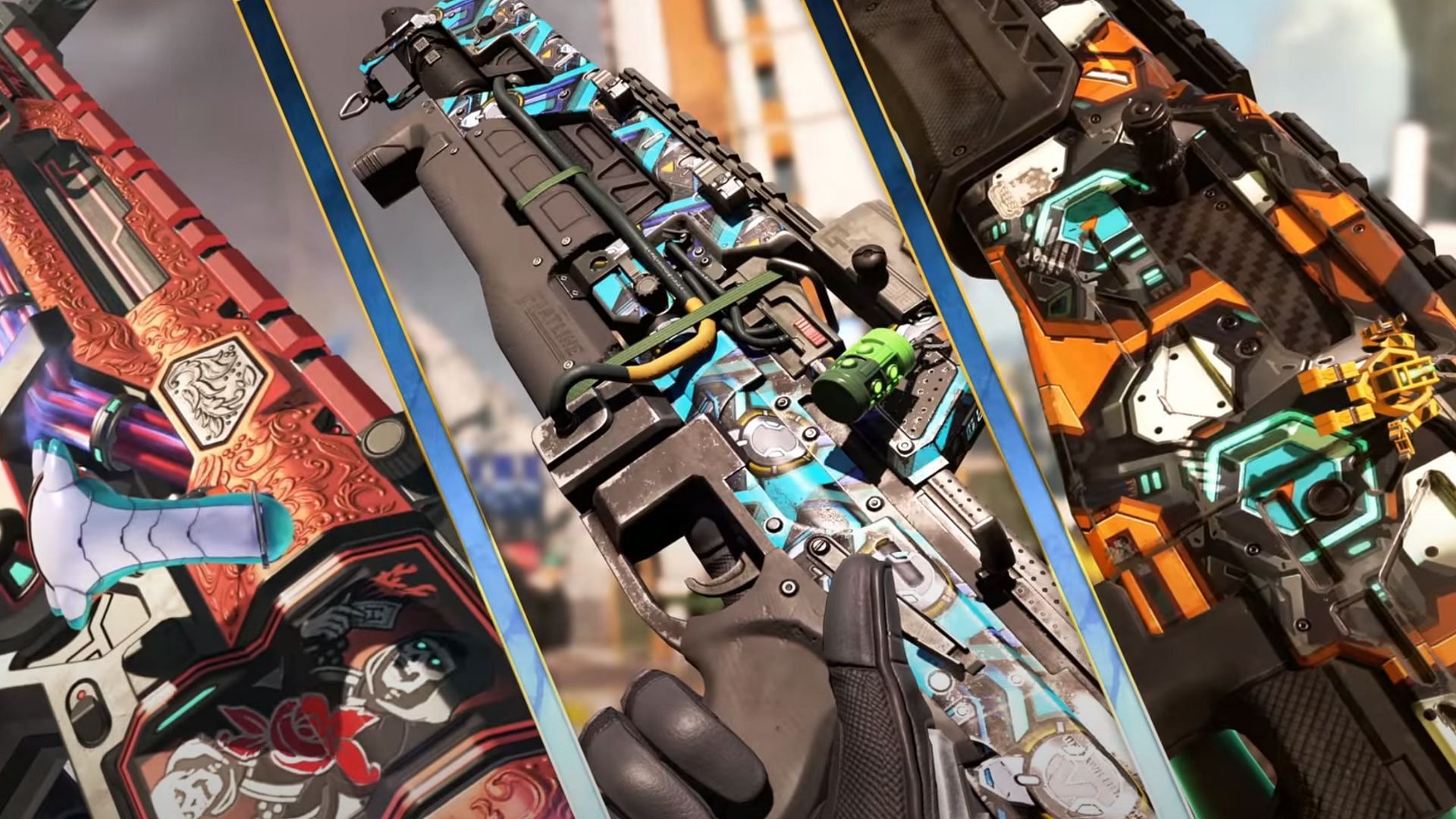 Gun Charms in Season 17 Battle Pass in Apex Legends (Image via Respawn Entertainment)