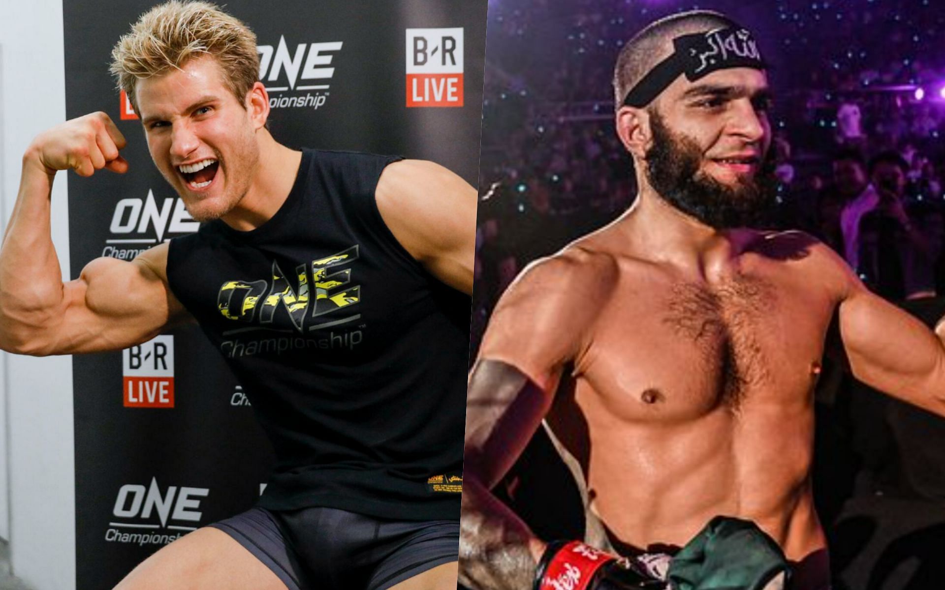 Sage Northcutt (L) and Ahmed Mujtaba (R) | Photo by ONE Championship