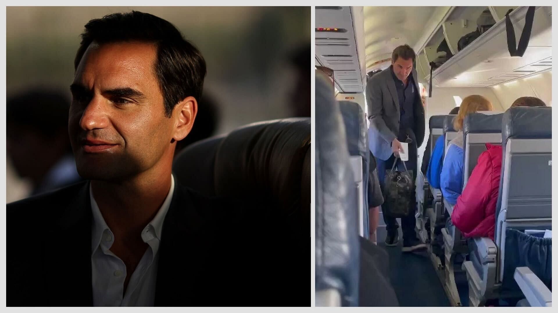 Tennis fans reacted to Roger Federer traveling by economy
