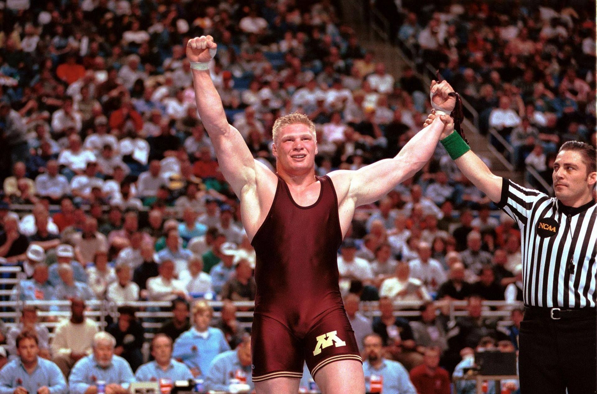 Brock Lesnar lost the 1999 NCAA Division I Heavyweight Championship