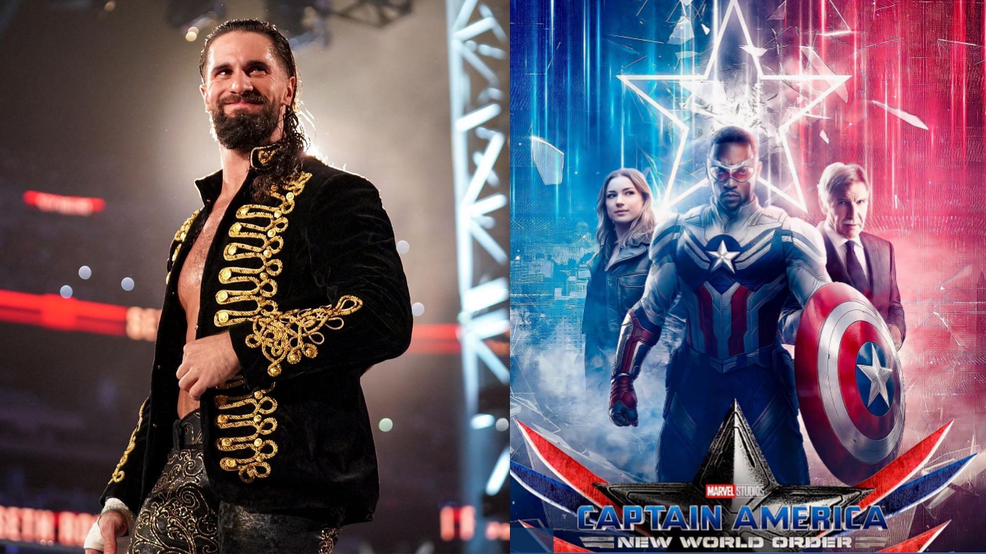Captain America: Brave New World is expected to feature Seth Rollins as a new MCU villain. (Image via Sportskeeda)