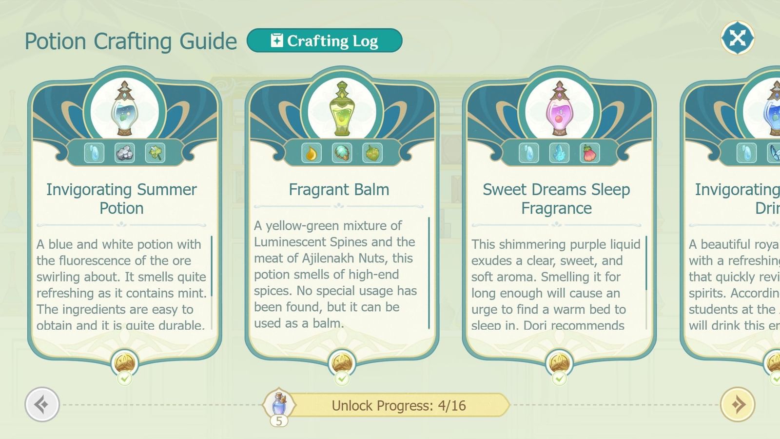 How to get all potions in Glittering Elixirs Genshin Impact web event