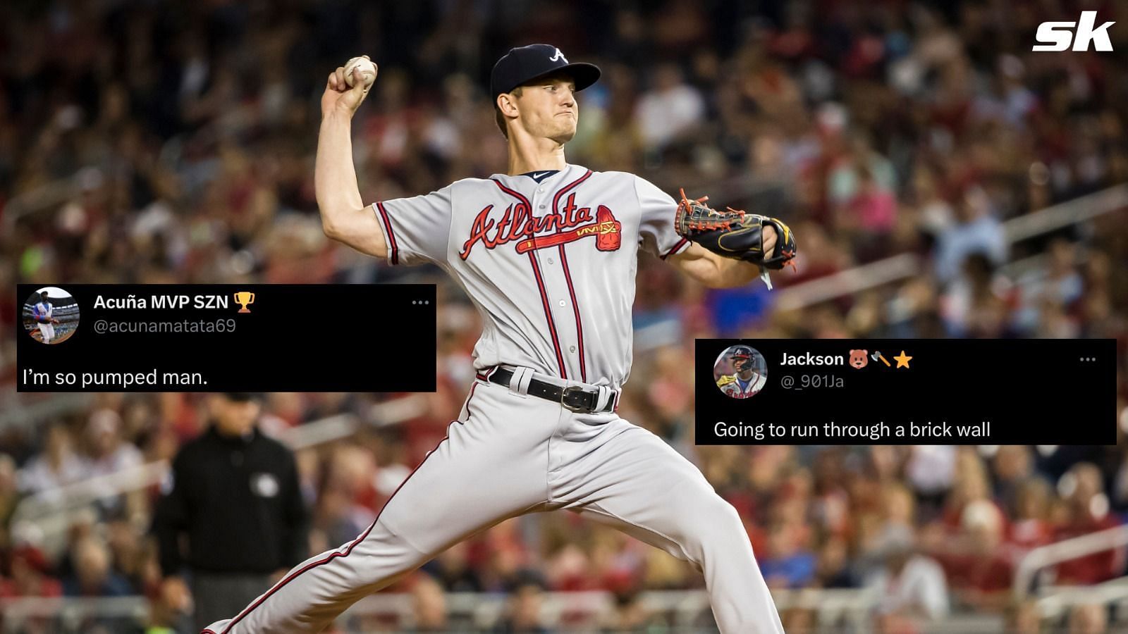Atlanta Braves fans rejoice as Mike Soroka returns to the mound for the  first time since 2020: I'm so pumped man Going to run through a brick  wall