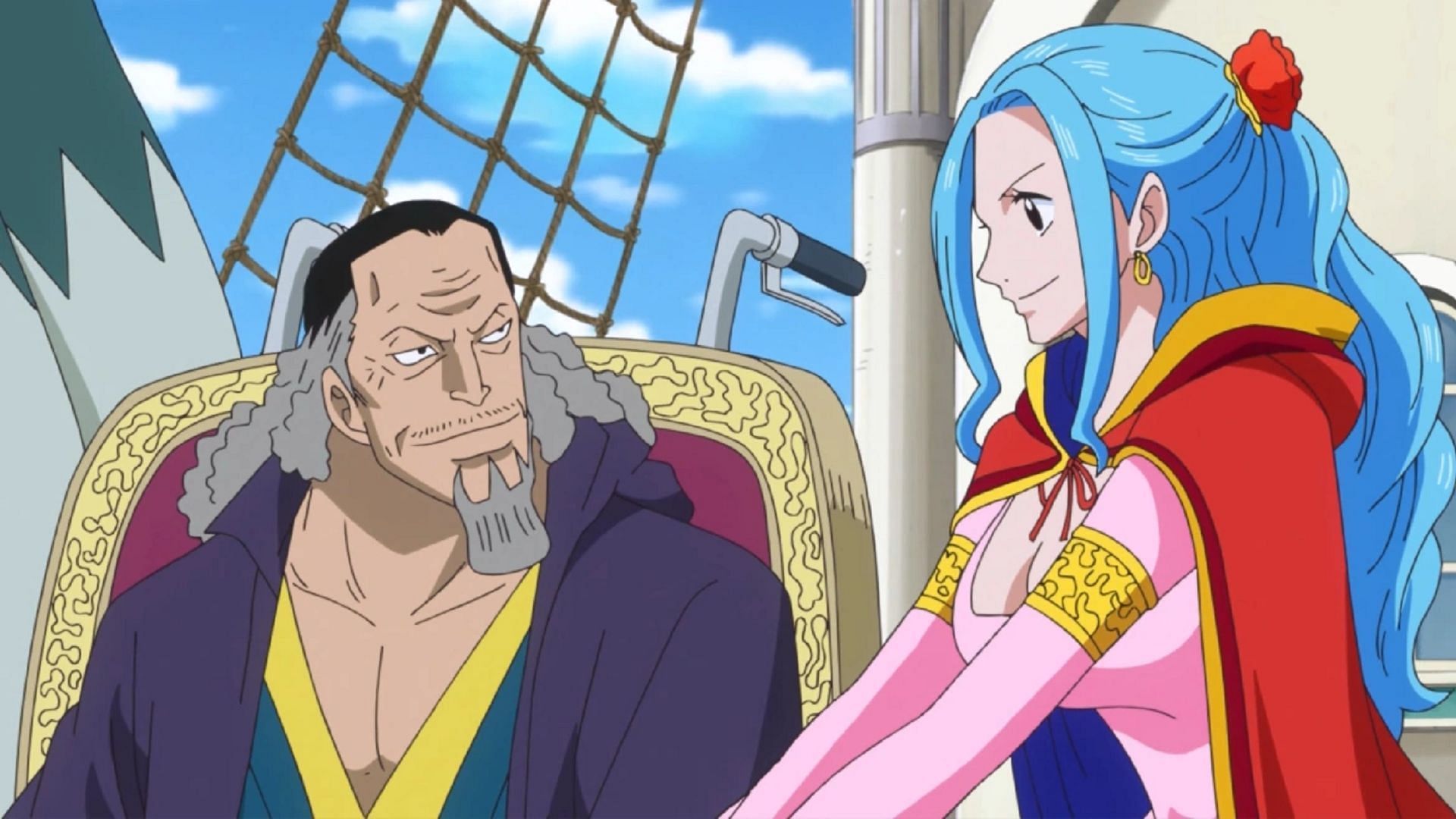 Cobra and Vivi as seen in One Piece (Image via Toei Animation, One Piece)