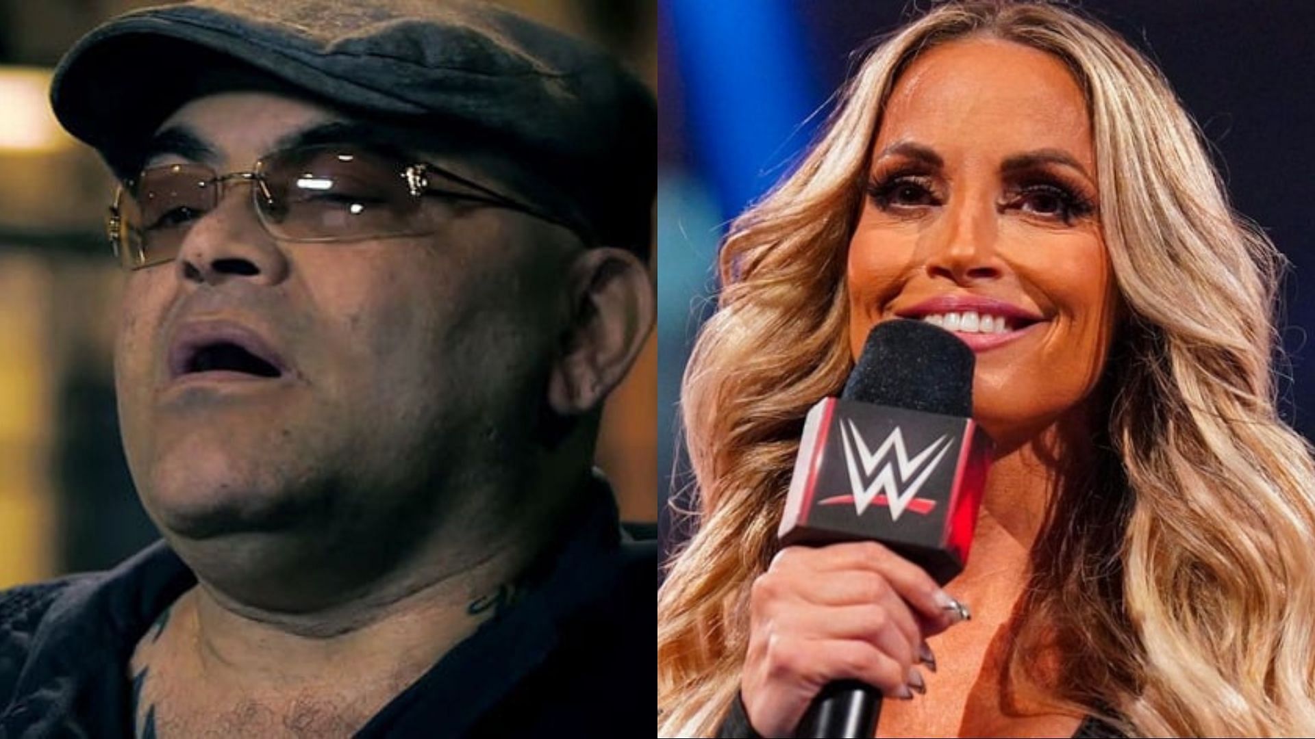 Konnan is a former WCW wrestler, and Trish Stratus is a WWE legend
