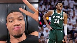 Photos: Giannis Antetokounmpo debuts new hairstyle as he enjoys an early offseason