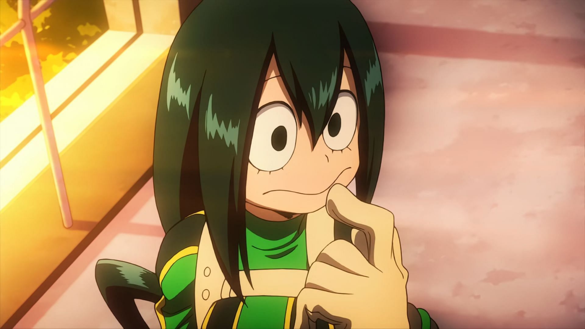 My Hero Academia creator Horikoshi reveals new Tsuyu concept (Image via Studio Bones)