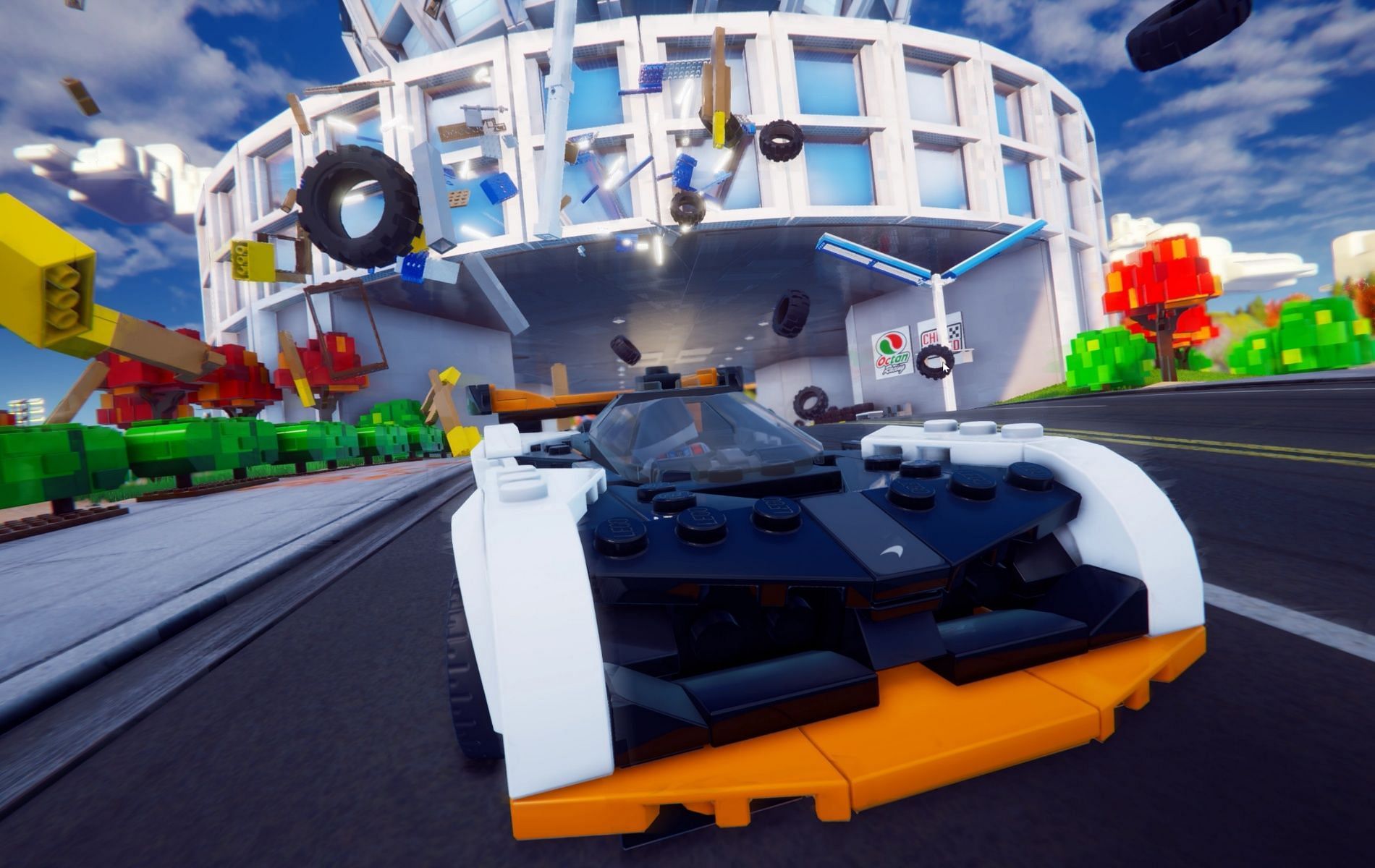 Lego 2K Drive will feature sandbox areas called Biomes (Image via Lego 2K Drive)