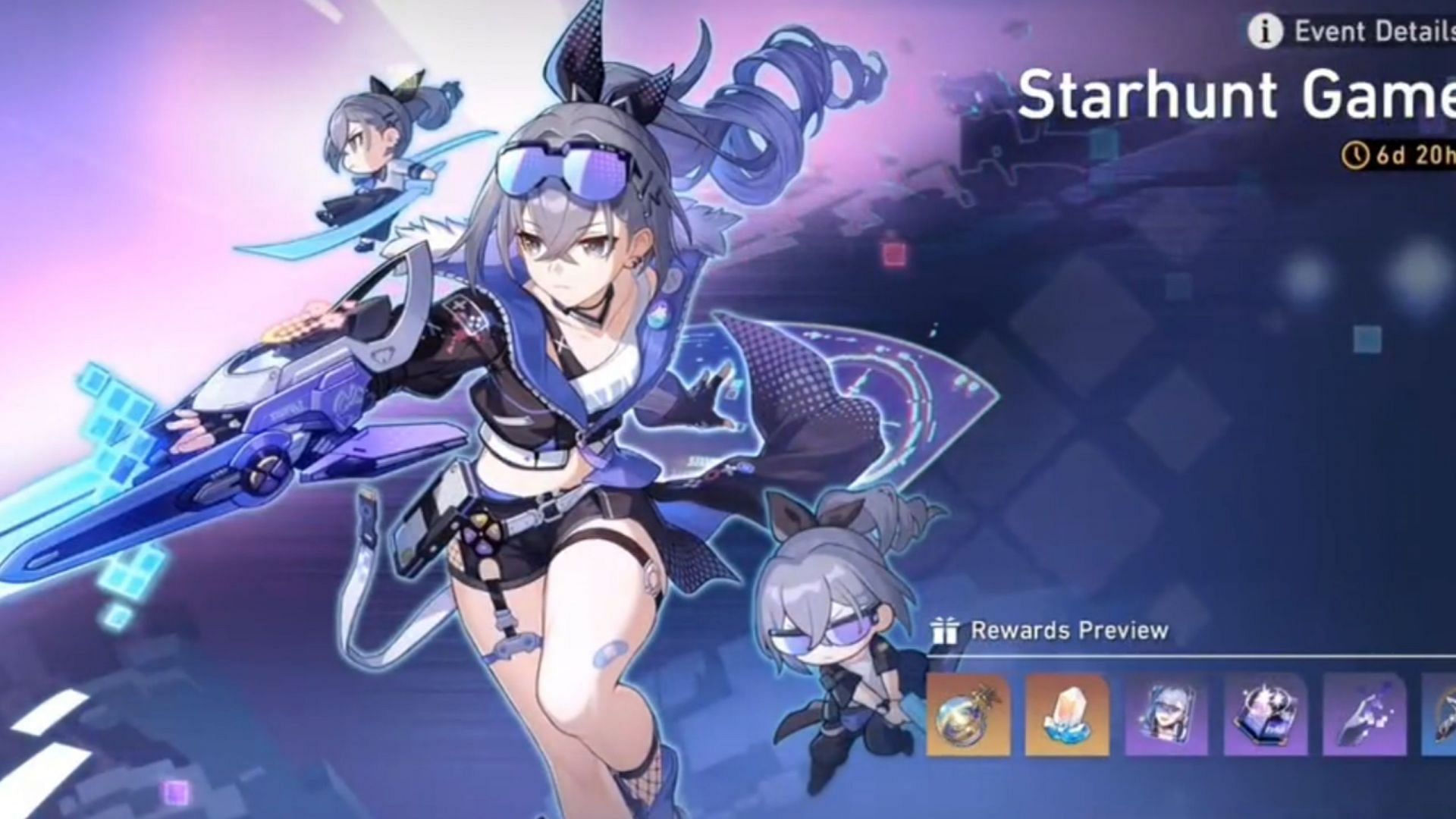 Silver Wolf in the cover of a leaked event (Image via Honkai Star Rail) 