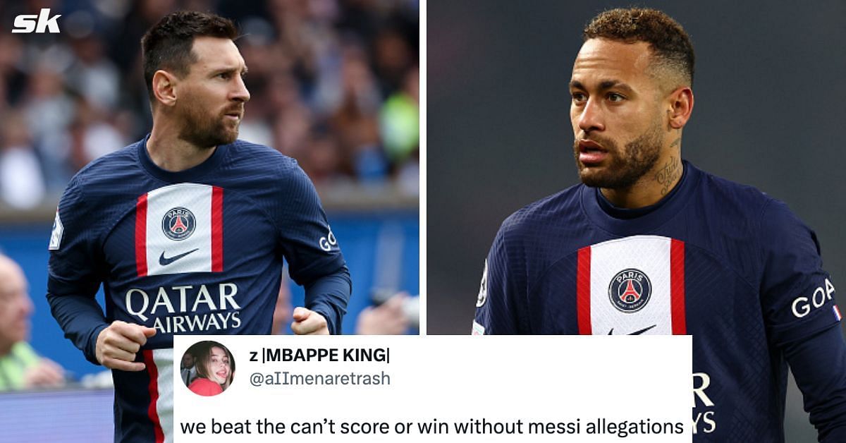 PSG fans make Lionel Messi and Neymar claim