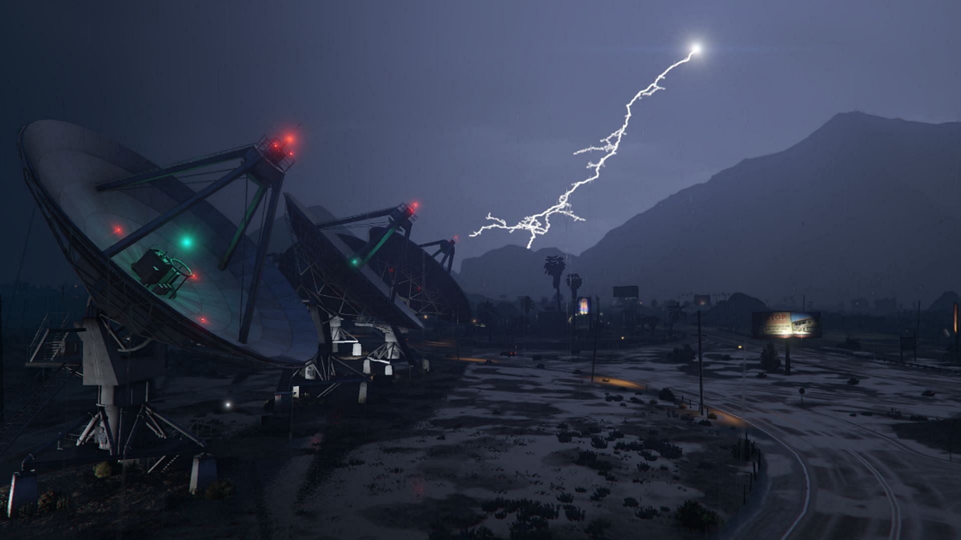 Lightning effect featured in the VisualParadise mod (Image via gta5-mods.com)