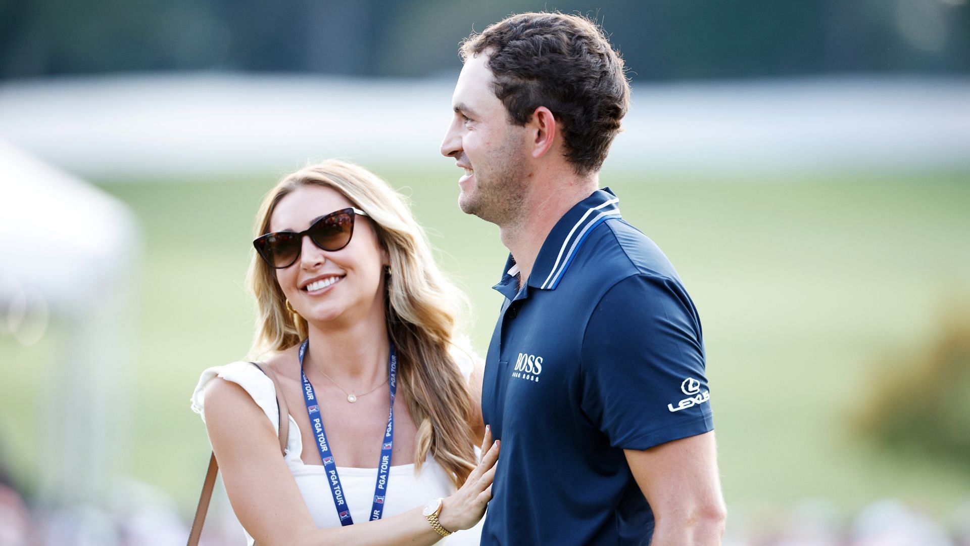 Patrick Cantlay and Nikki Guidish (Image via Getty)