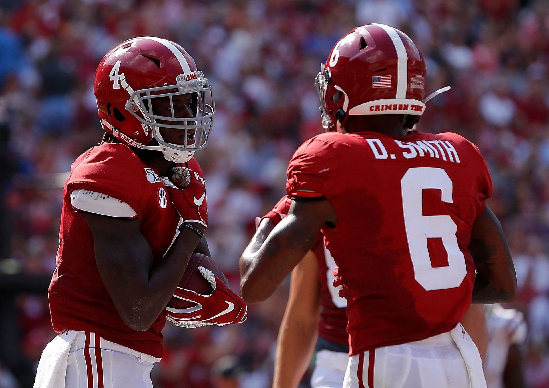 A look at Alabama football player Jerry Jeudy through the years