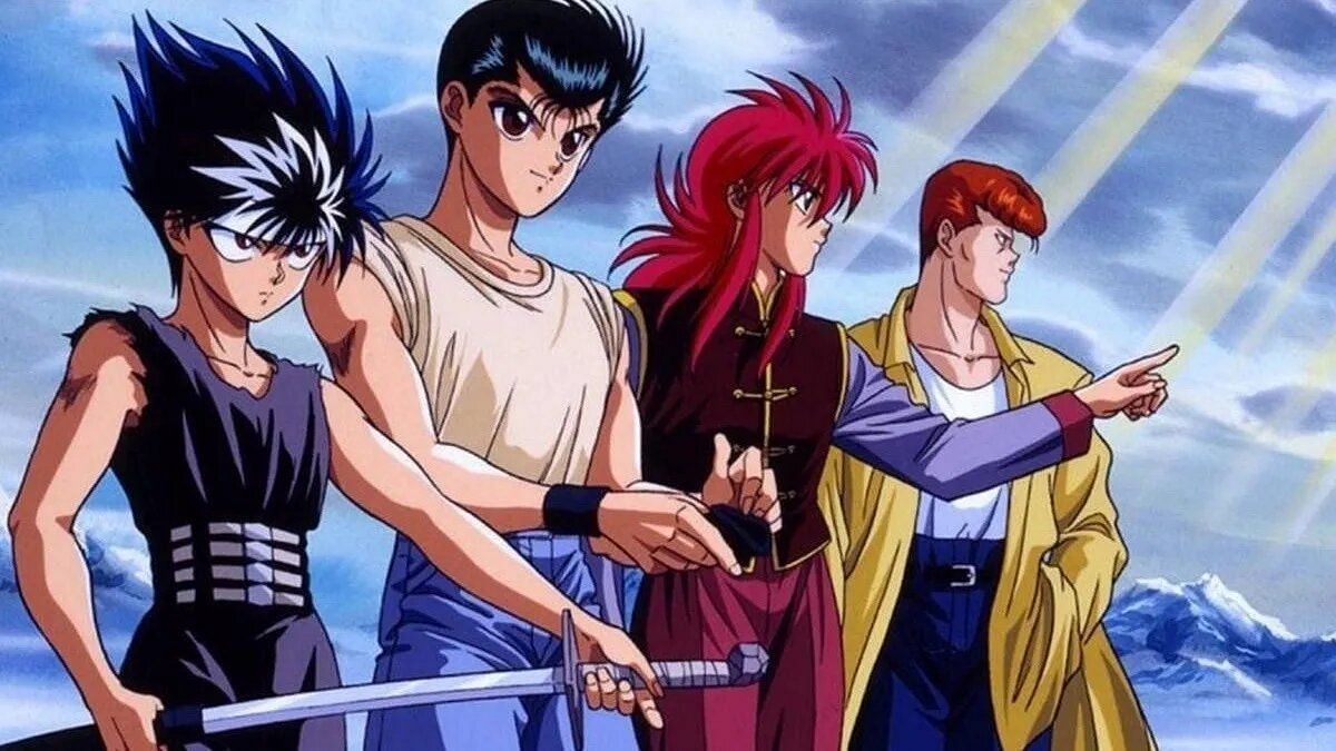 The four main characters of Yu Yu Hakusho are the stuff of legends (Image via Studio Pierrot).