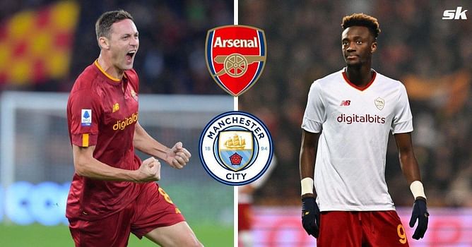 “I had a bet in our dressing room” – Nemanja Matic reveals his and Tammy Abraham’s picks between Arsenal & Manchester City in title race
