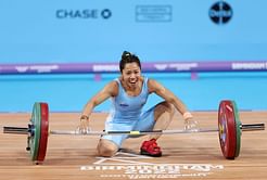 Mirabai Chanu misses podium finish while battling injury at Asian Weightlifting Championships