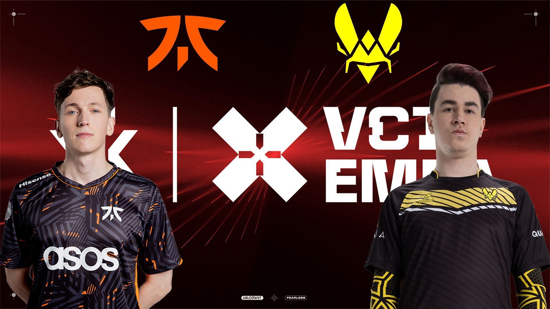 Fnatic vs Team Vitality at VCT EMEA League 2023 (Image via Sportskeeda)