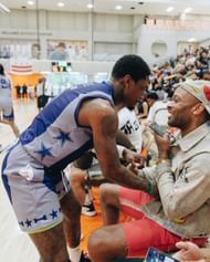 Diggs with NBA star P.J. Tucker.