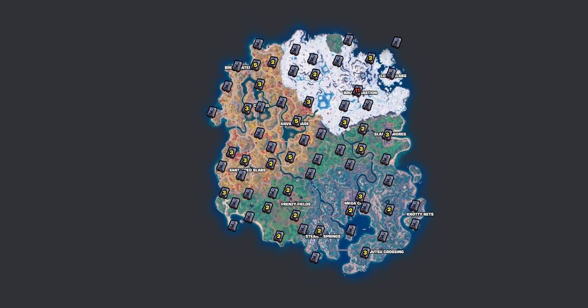 All Cash Register and Safe locations in Fortnite Chapter 4 Season 2