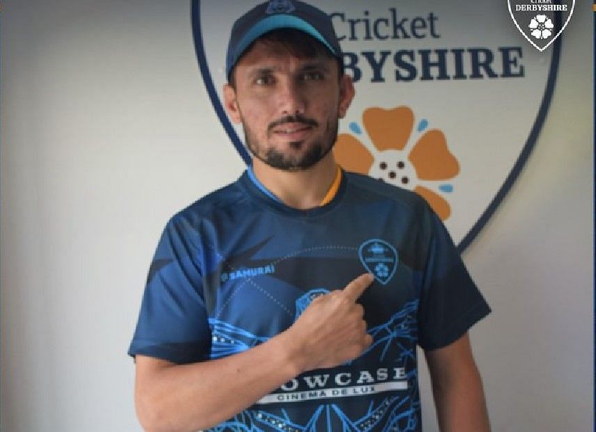 Zaman Khan will be representing Derbyshire (Image Courtesy: Twitter/DerbyshireCCC)