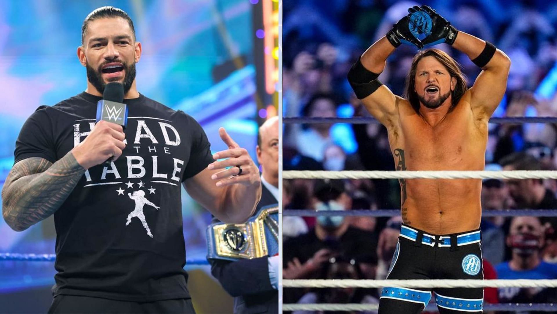 Roman Reigns and AJ Styles are set to appear on SmackDown