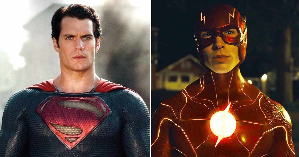 Henry Cavill reacts to The Flash (Image via DC)