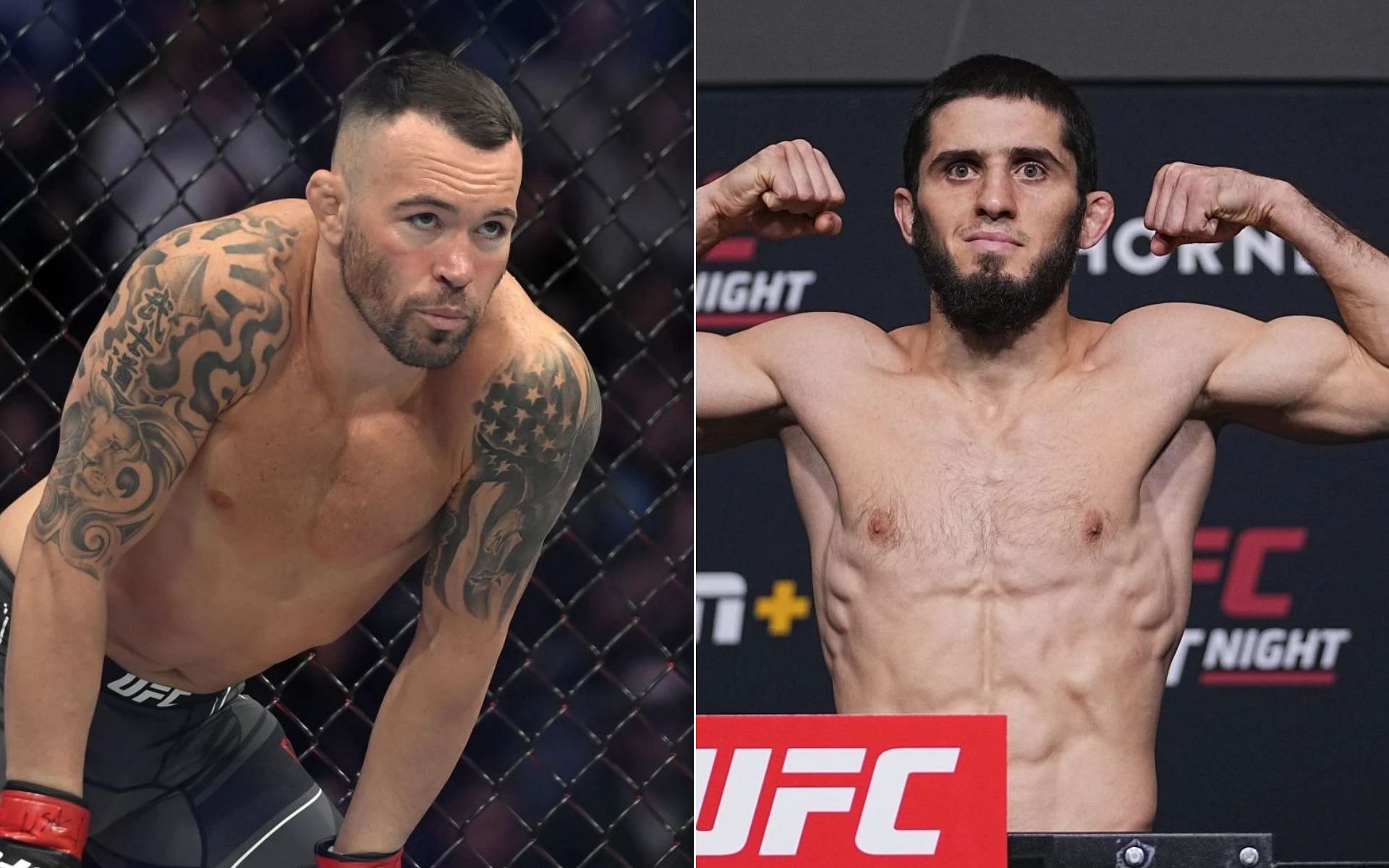 Colby Covington [Left], and Islam Makhachev [Right]